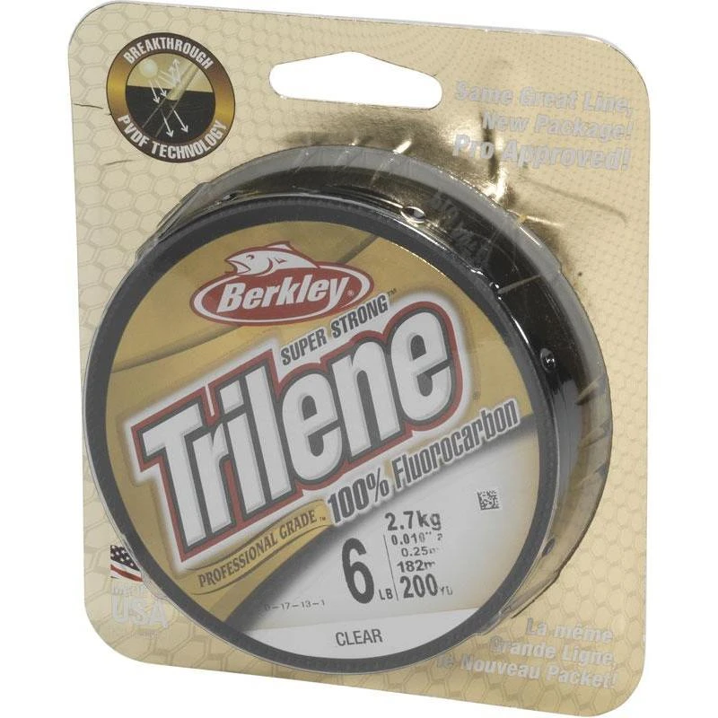 FLUOROCARBONE BERKLEY TRILENE FLUOROCARBON CLEAR - 50M 3 FLUOROCARBONE BERKLEY TRILENE FLUOROCARBON CLEAR - 50M