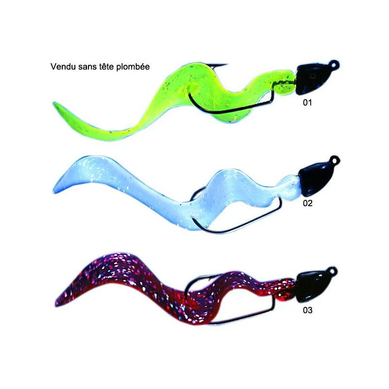 LEURRE SOUPLE MISTER TWISTER WAVE TAIL 8CM - PAR 5 3 LEURRE SOUPLE MISTER TWISTER WAVE TAIL 8CM - PAR 5