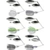 SPINNERBAIT CYCLONE BAITS LEDGE ROLLER SILVER - 42G -Fishing Soldes spinnerbait cyclone baits ledge roller silver 42g z 1084 108427