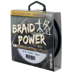 TRESSE POWERLINE BRAID POWER - GRIS - 1000M